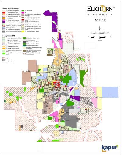 city of elkhorn zoning map.